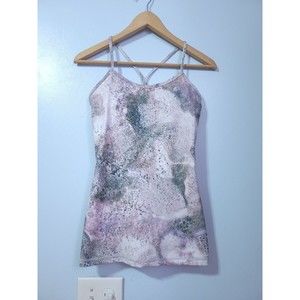 Lululemon Power Y Tank Top Sugar Crush Womens Size 4